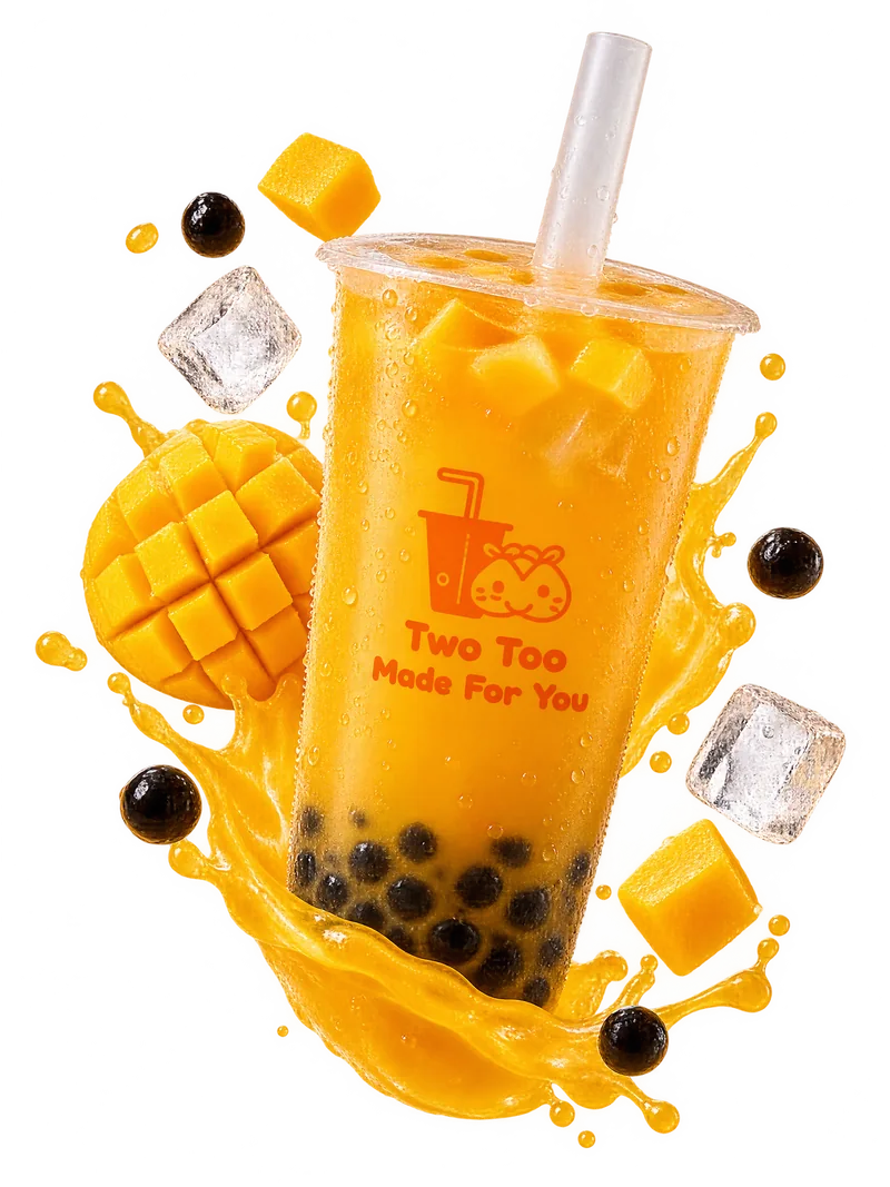 Copo de Fruit Tea de Manga TwoToo